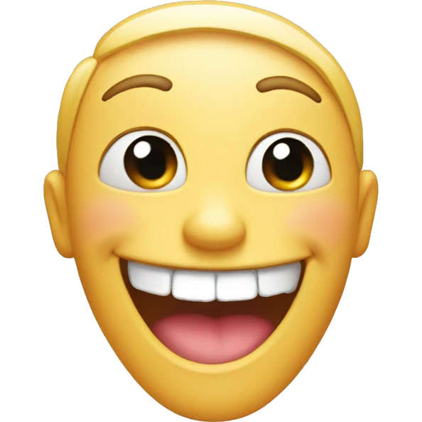 happy face with big smile with blush emoji