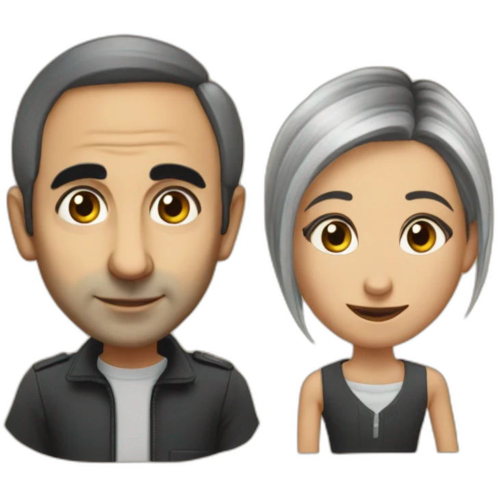 Eric Zemmour and negge emoji