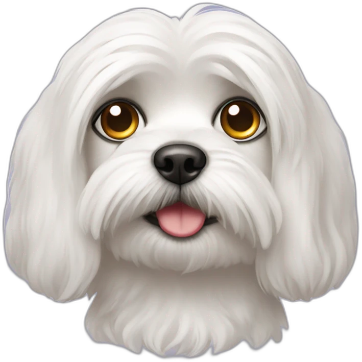 Maltese with one eye emoji