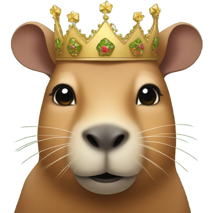 capybara crown emoji