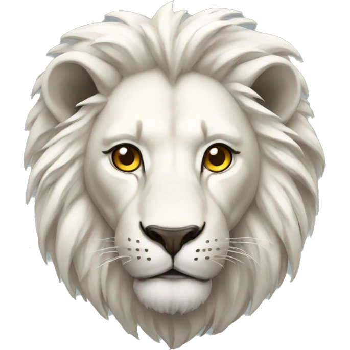 Lion blanc  emoji