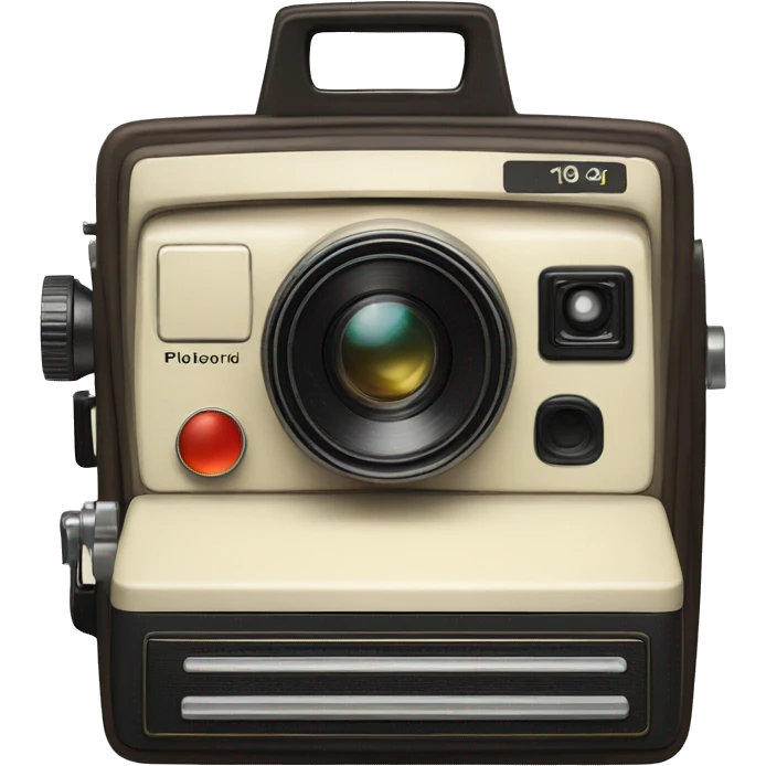 vintage polaroid camera emoji