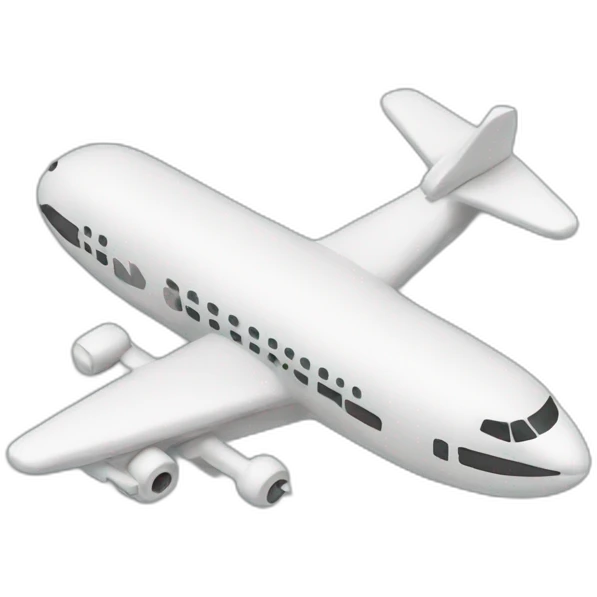 Dollar in the shape of an airplane emoji