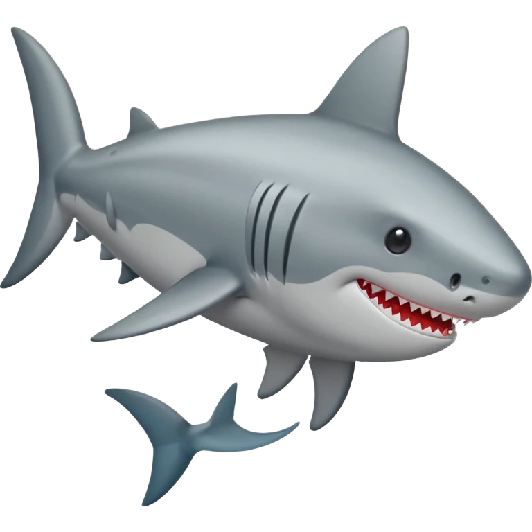 Crea un tiburón con corazón emoji