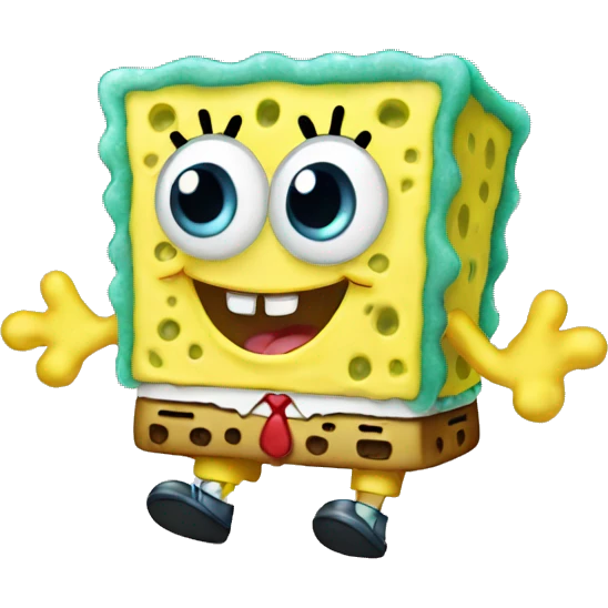 cute baby sponge bob emoji