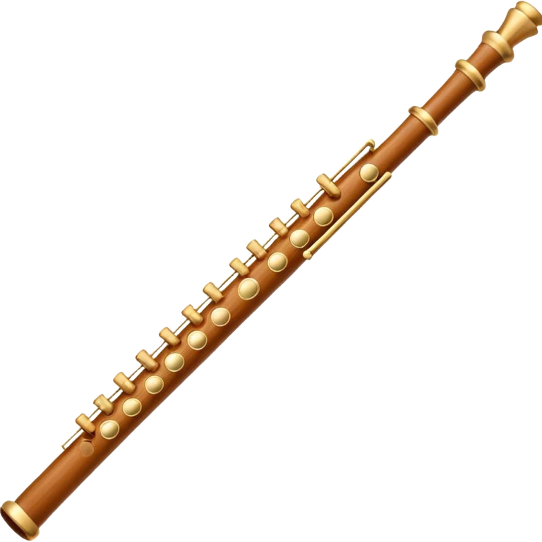 wooden flute emoji