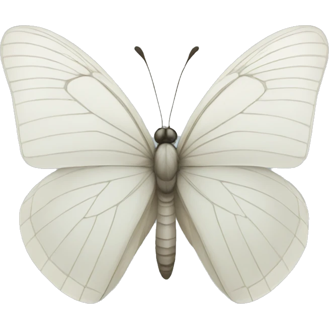 White butterfly  emoji
