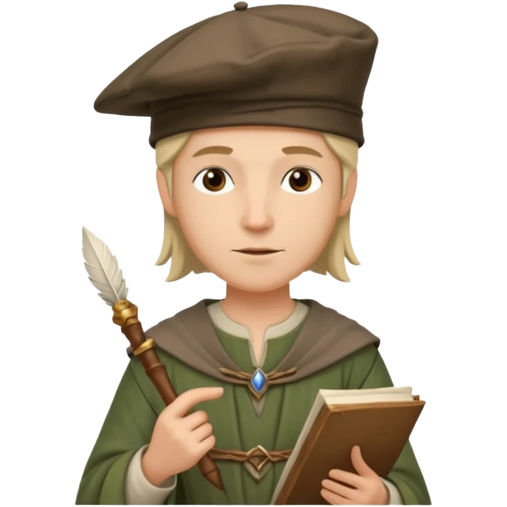medieval poet emoji