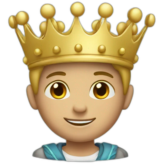 boy,crown,dollars emoji