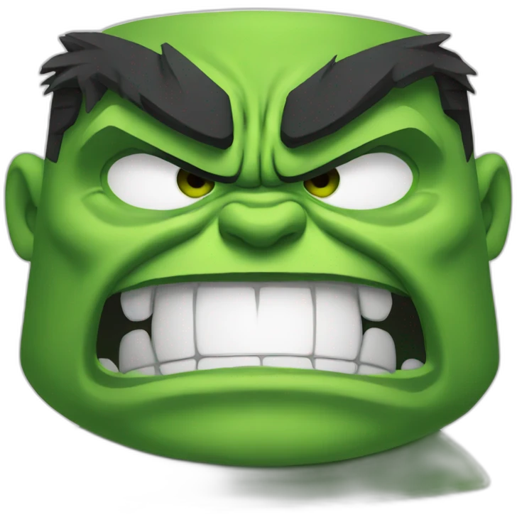 angry hulk emoji