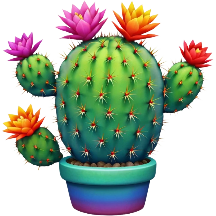 Rainbow Cactus  emoji