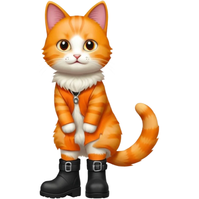 Gato con botas emoji