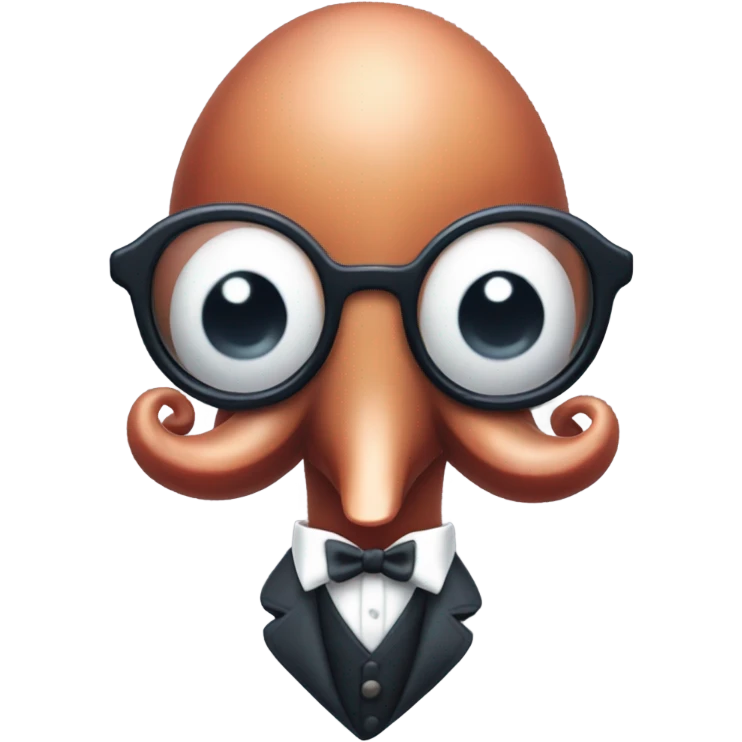 Handsome squidword  emoji