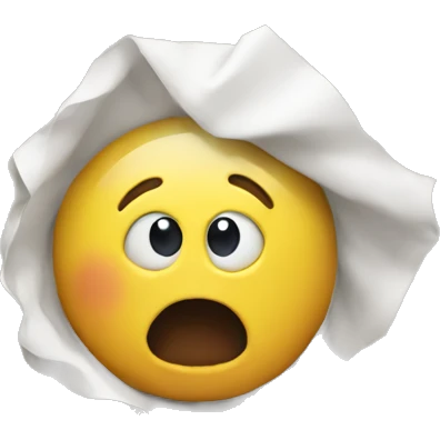 Opening behind  emoji
