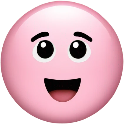 Baby pink yoga mat emoji