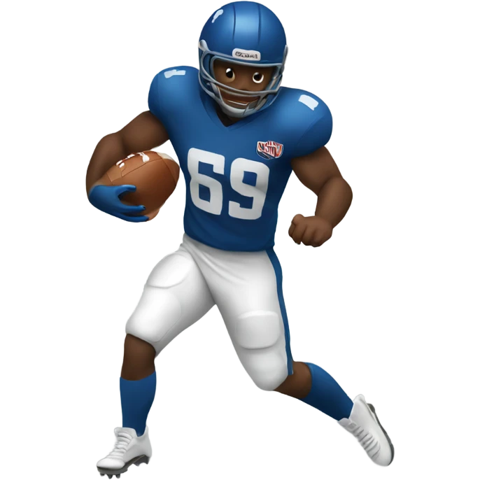 Football player scoring emoji