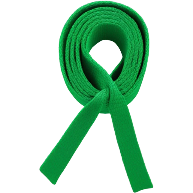green karate belt emoji
