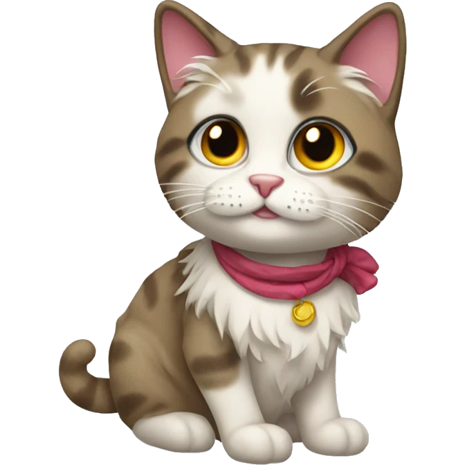 Rag doll cat emoji