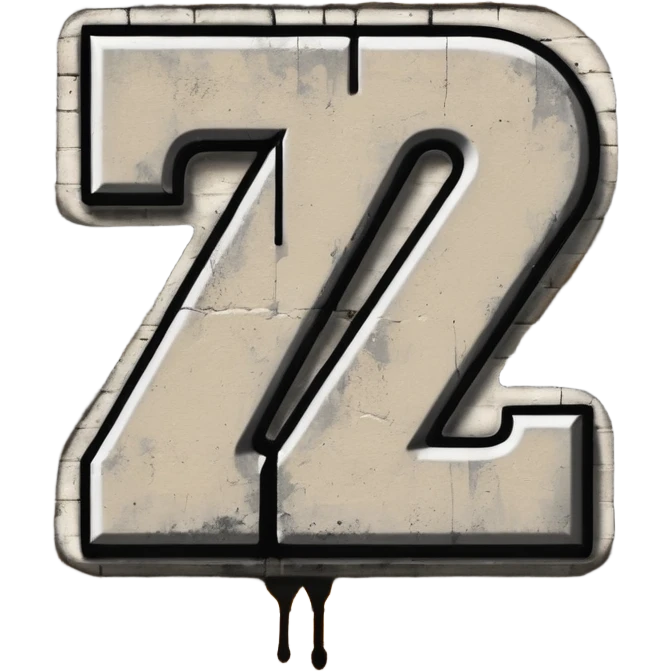 Граффити надпись: 72 emoji