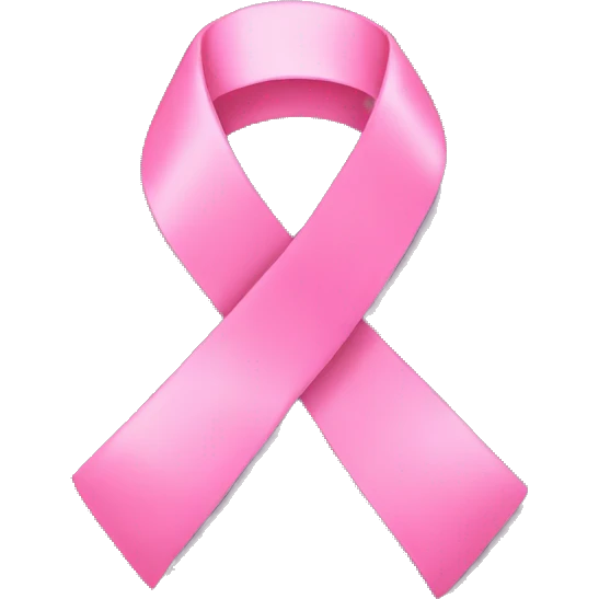 Pink ribbon emoji