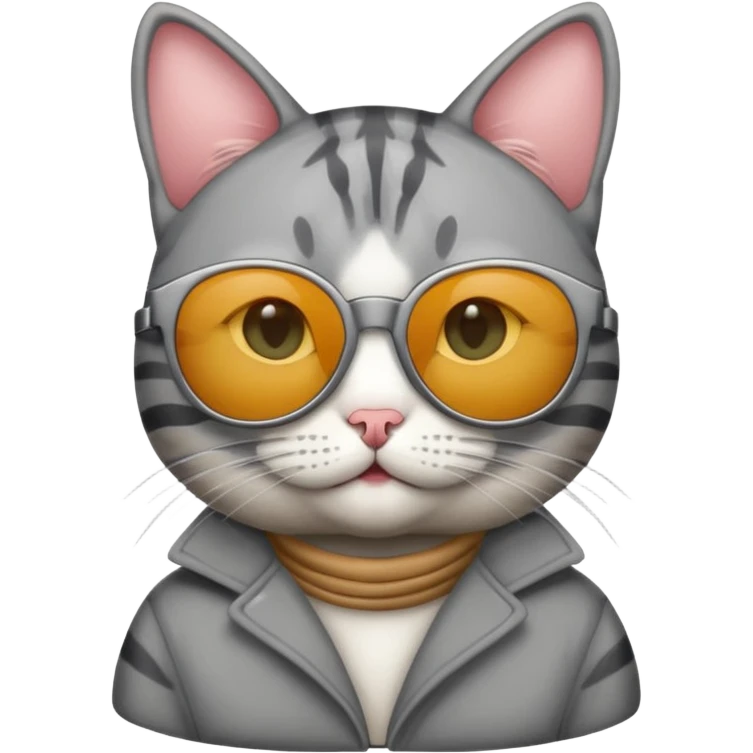 Cat wearing sunglasses emoji