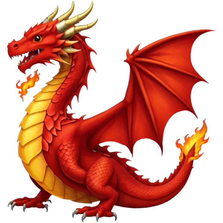 Red dragon emoji