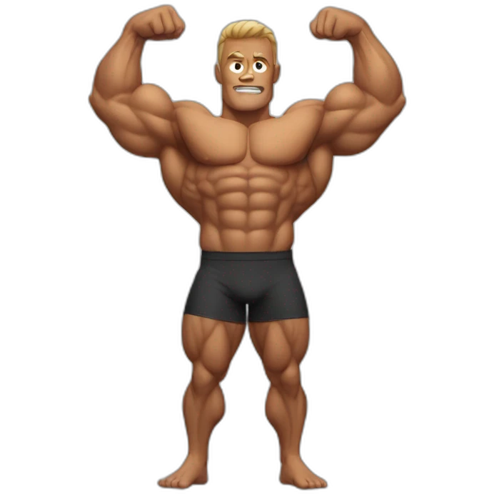 muscle man  emoji