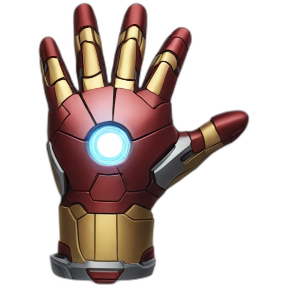 iron man's hand emoji