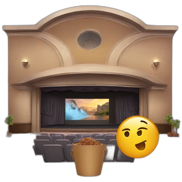Cinema at home  emoji