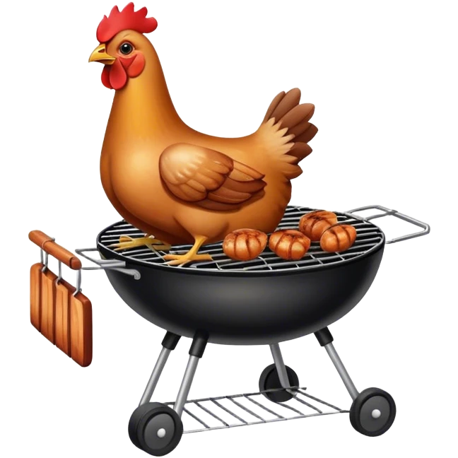 chicken bbq emoji