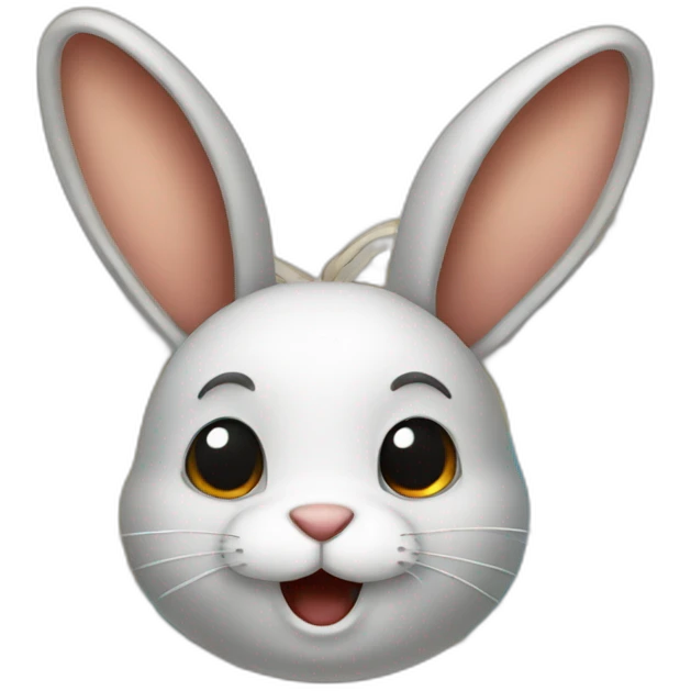 Rabbit with map emoji