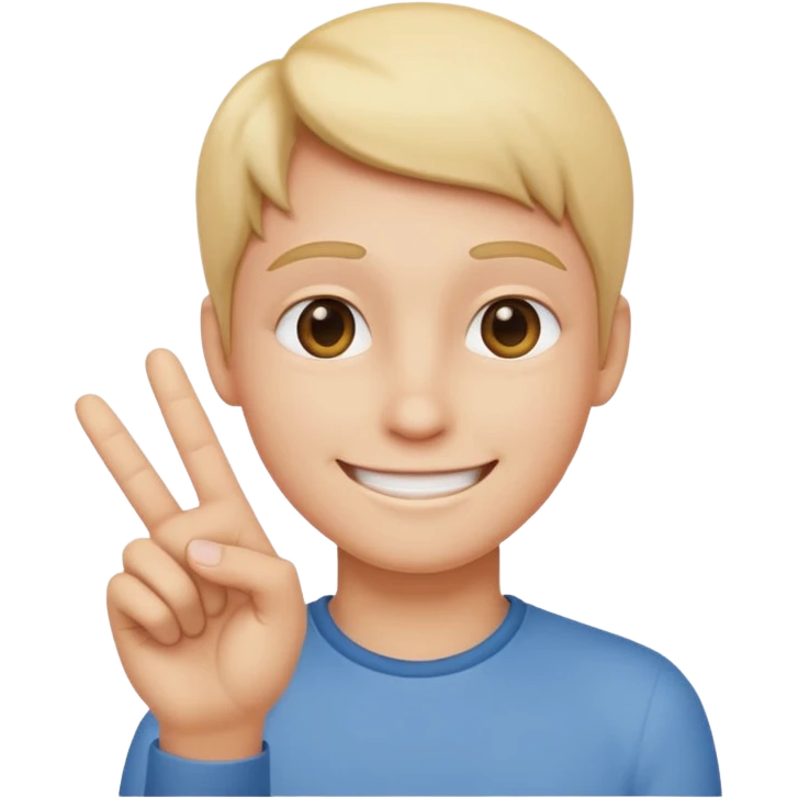 ok hand gesture with a subtle smiley face emoji