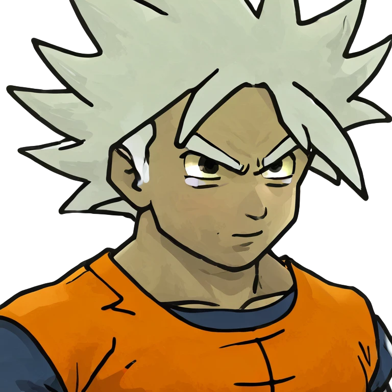 Goku super sayian emoji