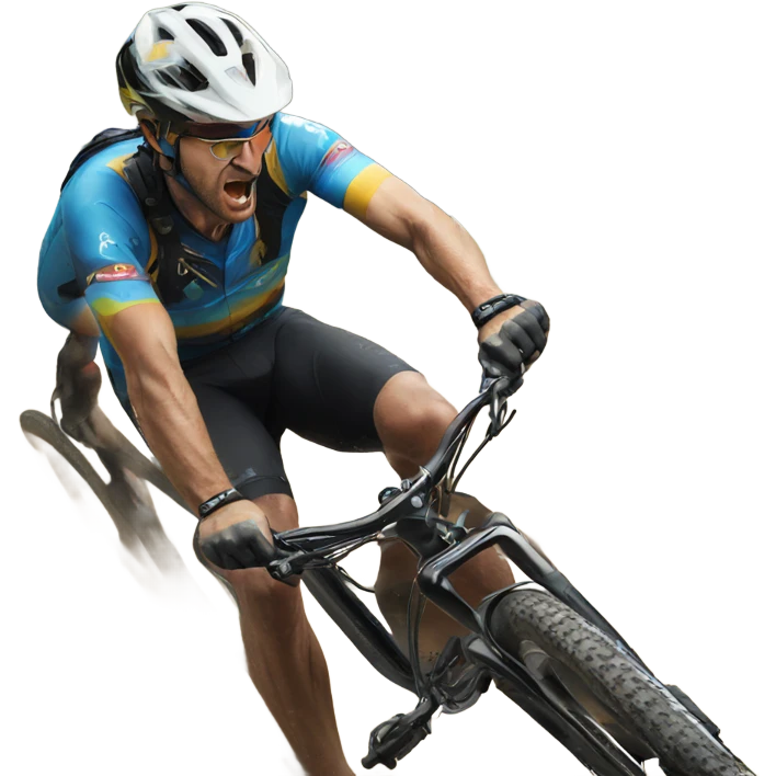Mountain bike crash  emoji