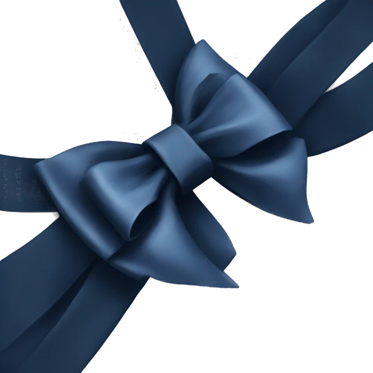 navy bow emoji