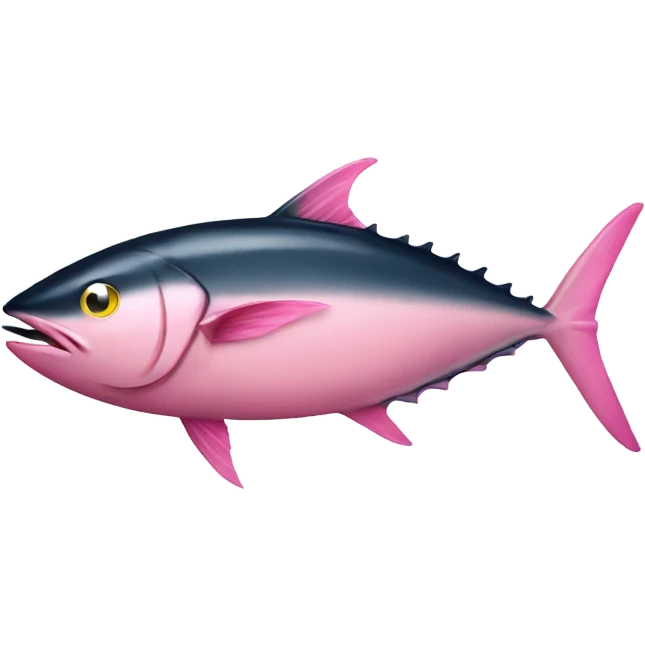 Pink tuna emoji