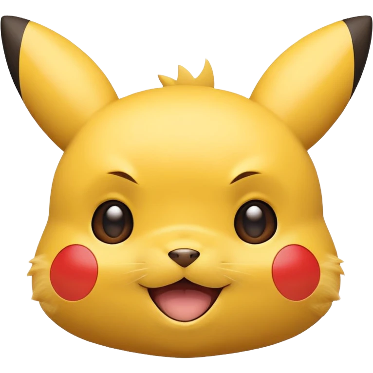 Pikachu face emoji