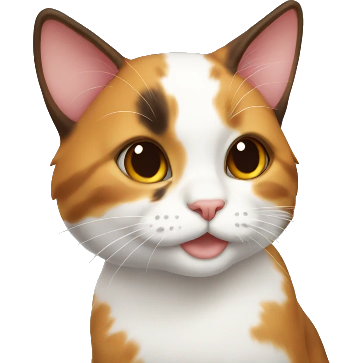 calico cat love emoji