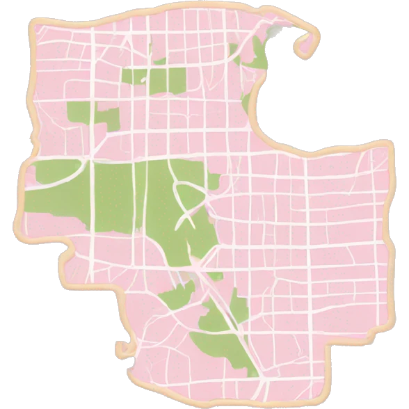 Light pink map  emoji