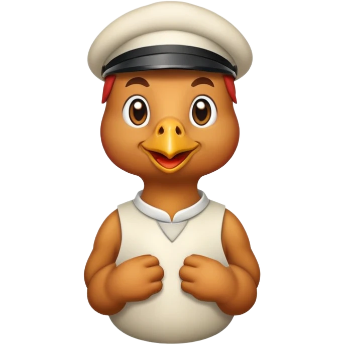 Chicken jockey  emoji