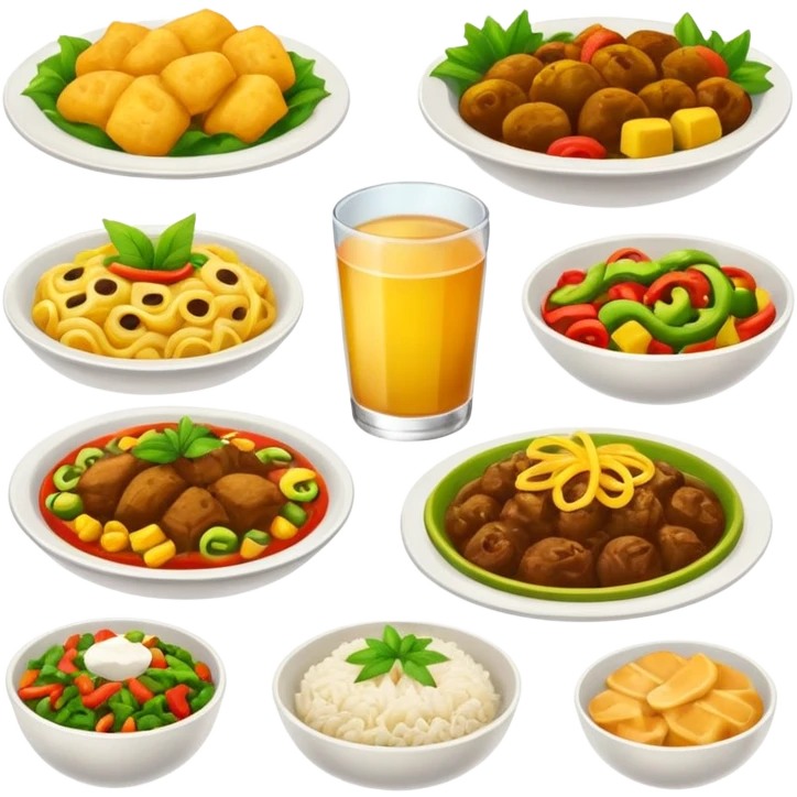 Jamaican dishes  emoji