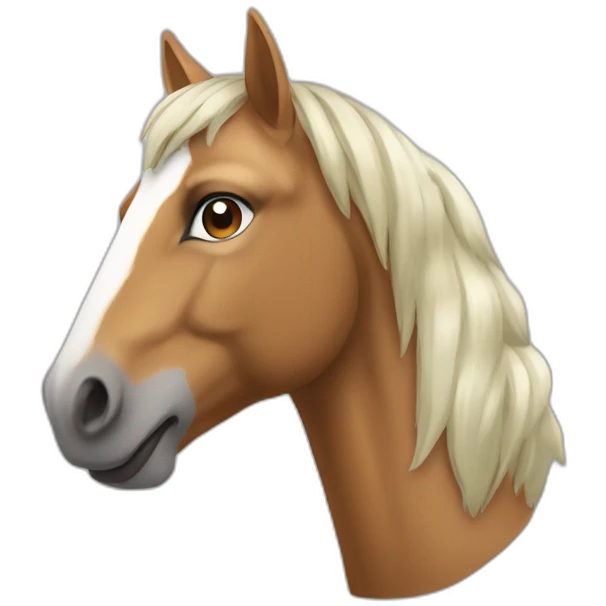 Schöner Pferdekopf emoji
