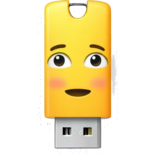 Usb flash  emoji
