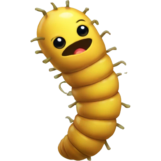 The larva emoji