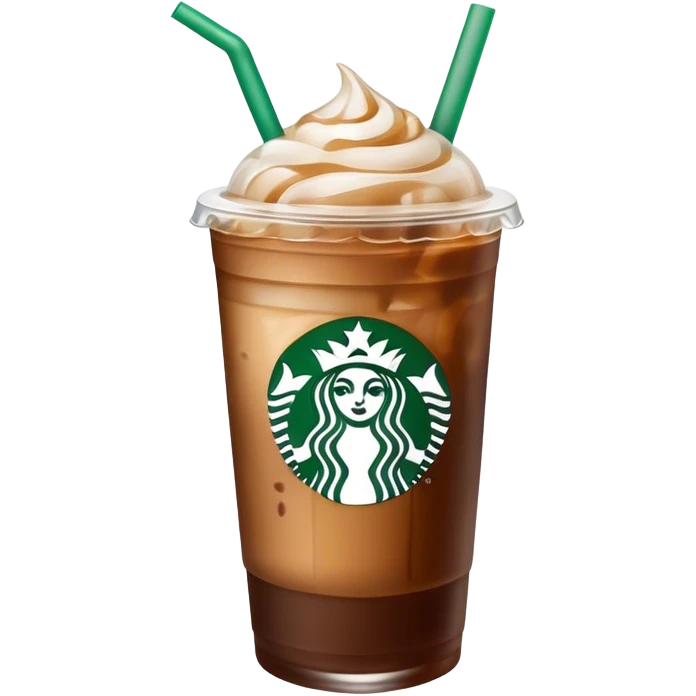Iced Starbucks coffe emoji