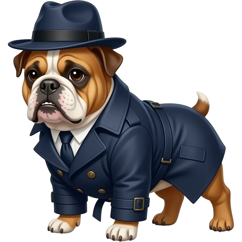 bulldog fashion emoji