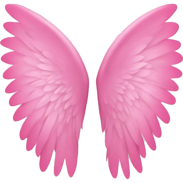 Pink wings  emoji