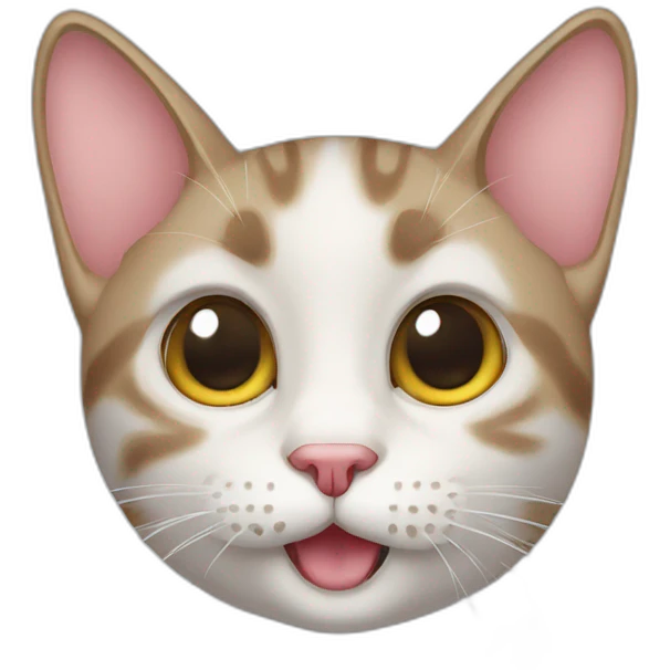 drooling cat emoji