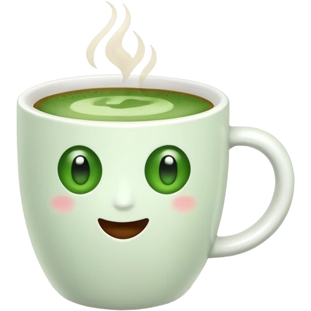 Macha coffee emoji