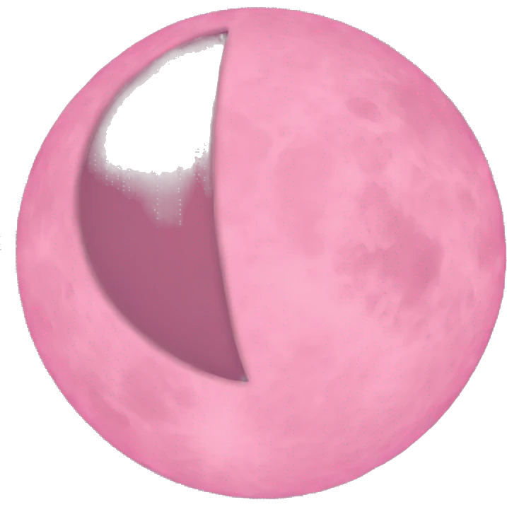 Pink Moon emoji
